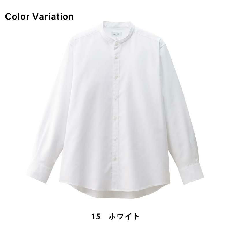 バンドカラー長袖シャツ [FB4567U/ボンマックス]（SS-4L）