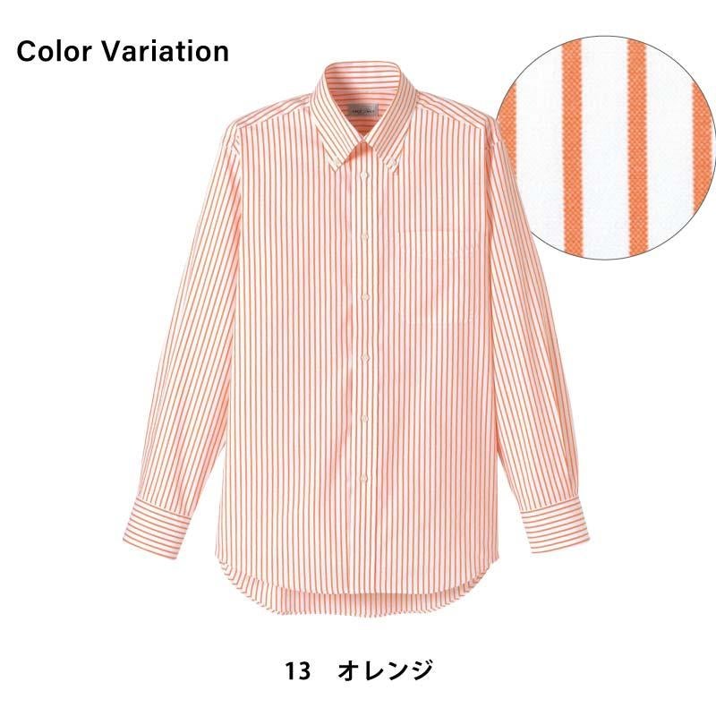 ストライプ長袖シャツ [FB4508U/ボンマックス]（SS-4L）