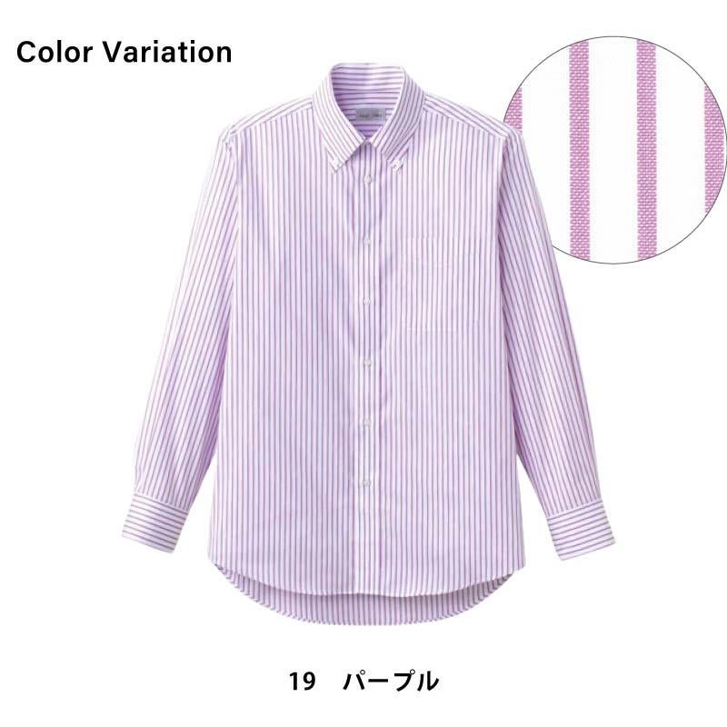 ストライプ長袖シャツ [FB4508U/ボンマックス]（SS-4L）