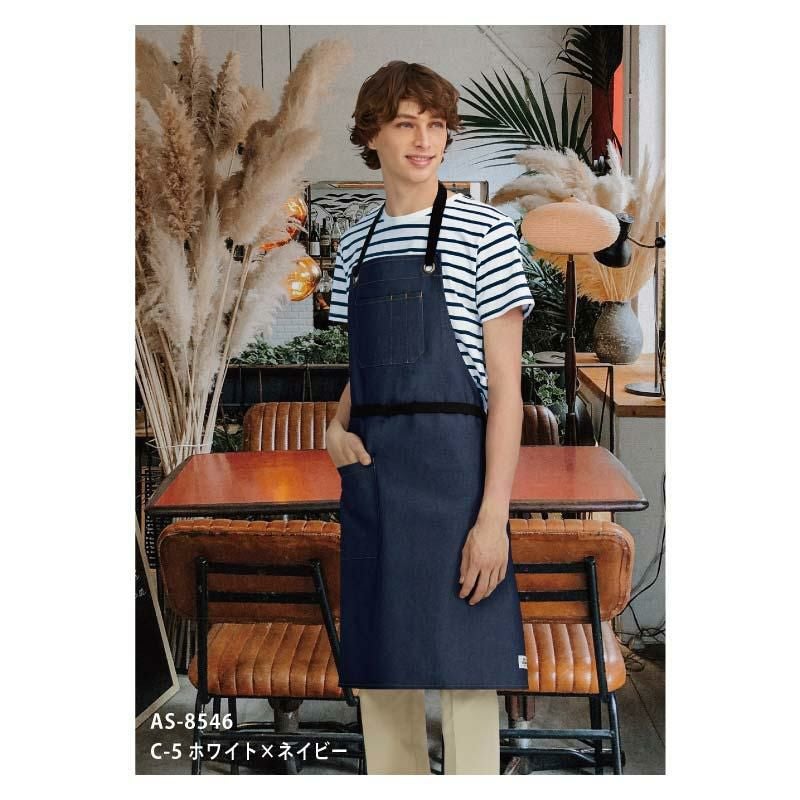 ボーダーTシャツ 男女兼用 飲食[AS8546/チトセ]（SS-LL） | イワキ