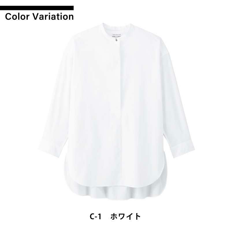 シャツ 女性用 飲食[EP8715/チトセ]（M-L）