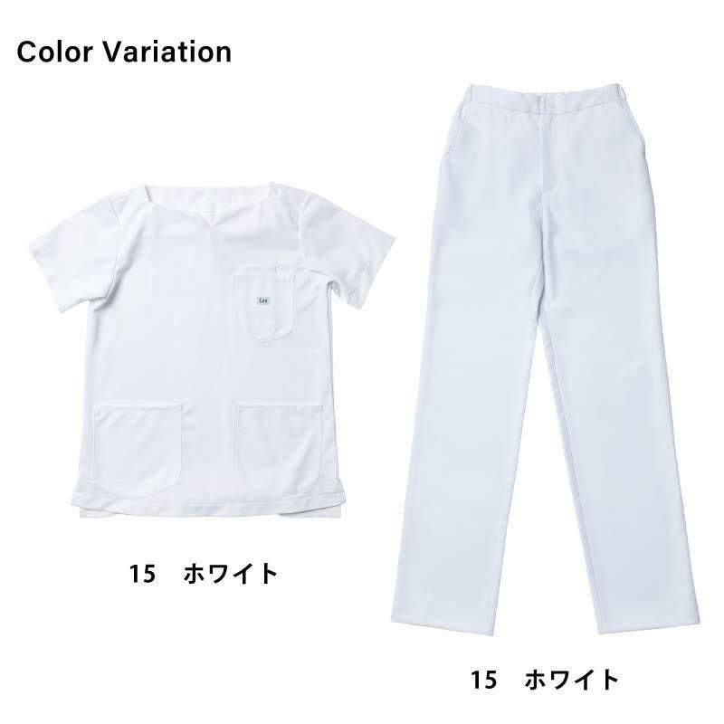Lee スクラブ+パンツ 上下セット 医療 女性用[LMS43001,LMP63001/ボンマックス]（S-XXL）