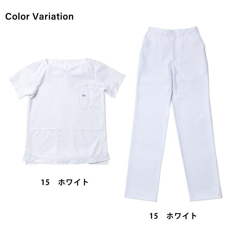 Lee スクラブ+パンツ 上下セット 医療 女性用[LMS43001,LMP63001/ボンマックス]（S-XXL）
