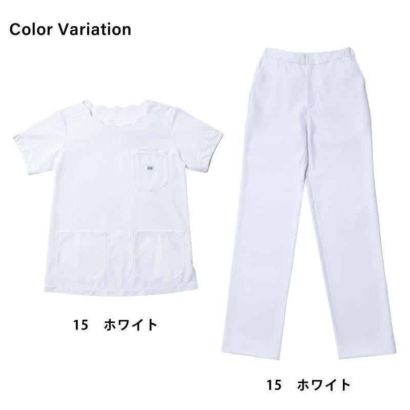 Lee スクラブ+パンツ 上下セット 医療 女性用[LMS43002,LMP63001/ボンマックス]（S-XXL）