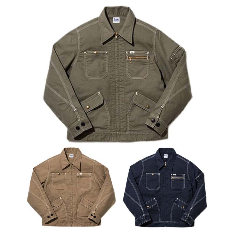 Lee メンズジップアップジャケット[LWB06002/ボンマックス]（S-XXL）