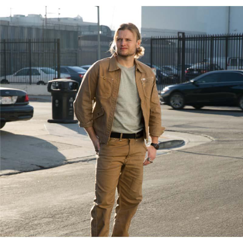 Lee メンズジップアップジャケット[LWB06002/ボンマックス]（S-XXL）