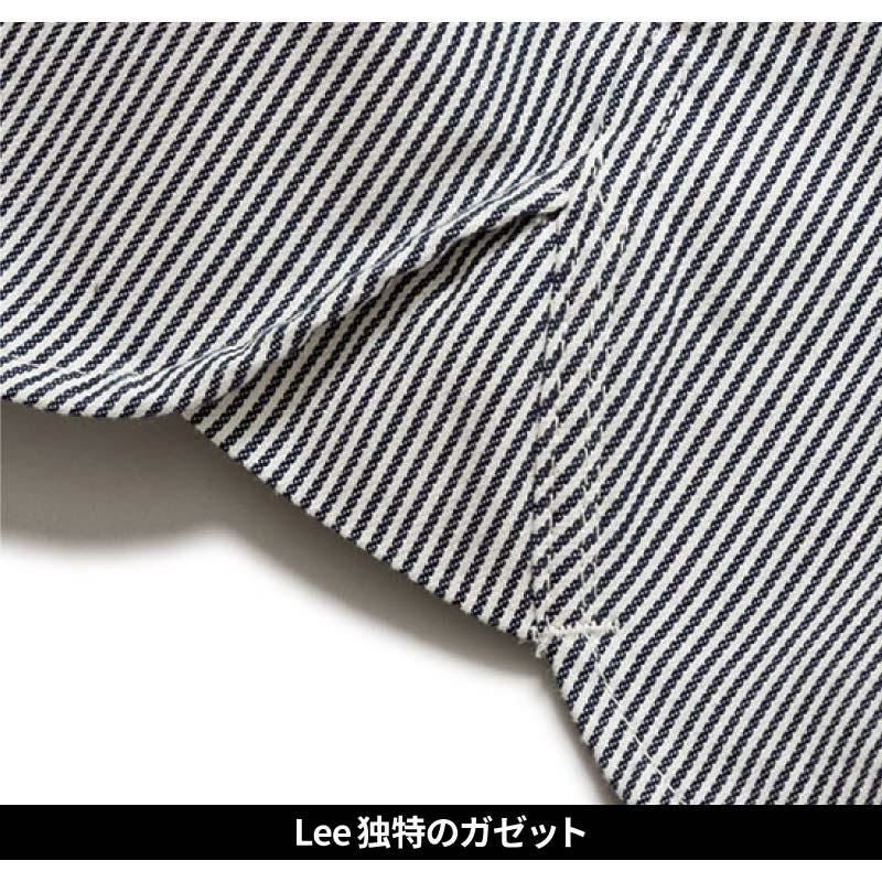 Lee メンズワーク半袖シャツ[LWS46002/ボンマックス]（S-XXL）