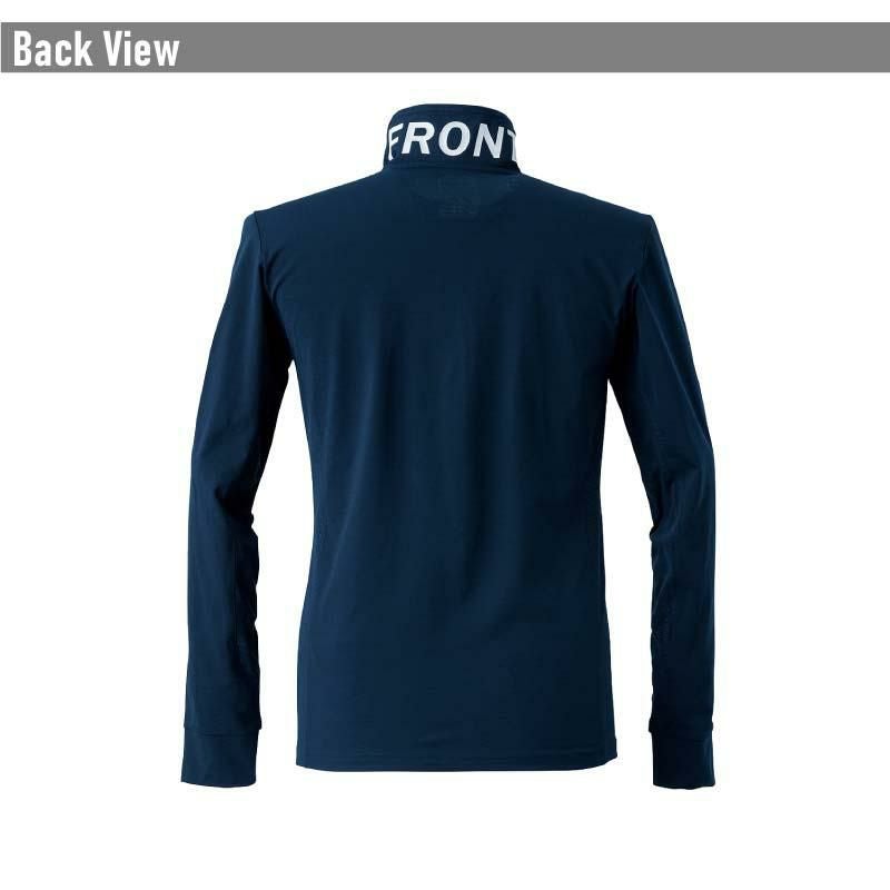 P.D.ストレッチ長袖ポロシャツ[アイズフロンティア/501]（S-4L）