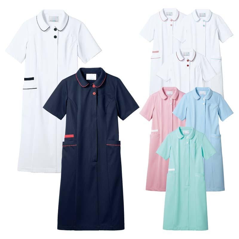 ナースワンピース（半袖）女性用[MN700/住商モンブラン]（S-3L）