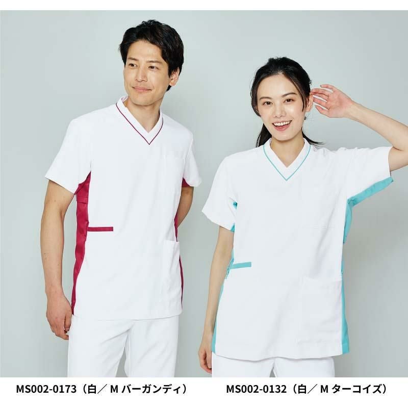 スクラブ（半袖） 男女兼用[MS002/住商モンブラン]（S-3L）