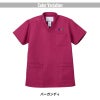 男女兼用スクラブ 半袖 ミッフィー 介護 医療[MFT5802/ナガイレーベン]（SS-BL）