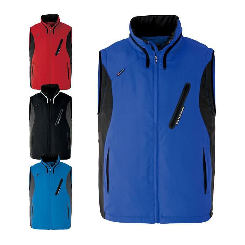 フードイン中綿ベスト(男女兼用)[アイトス/AZ-10308]