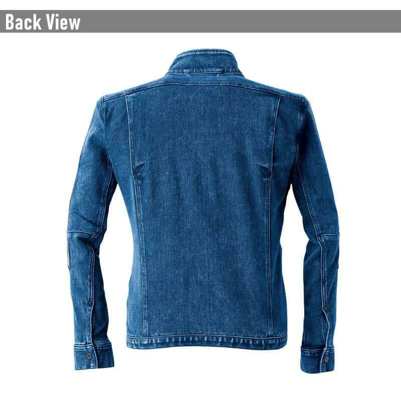 ストレッチ3Dデニムワークジャケット+ストレッチ3Dデニムカーゴパンツ 上下セット[アイズフロンティア/7010,7012]