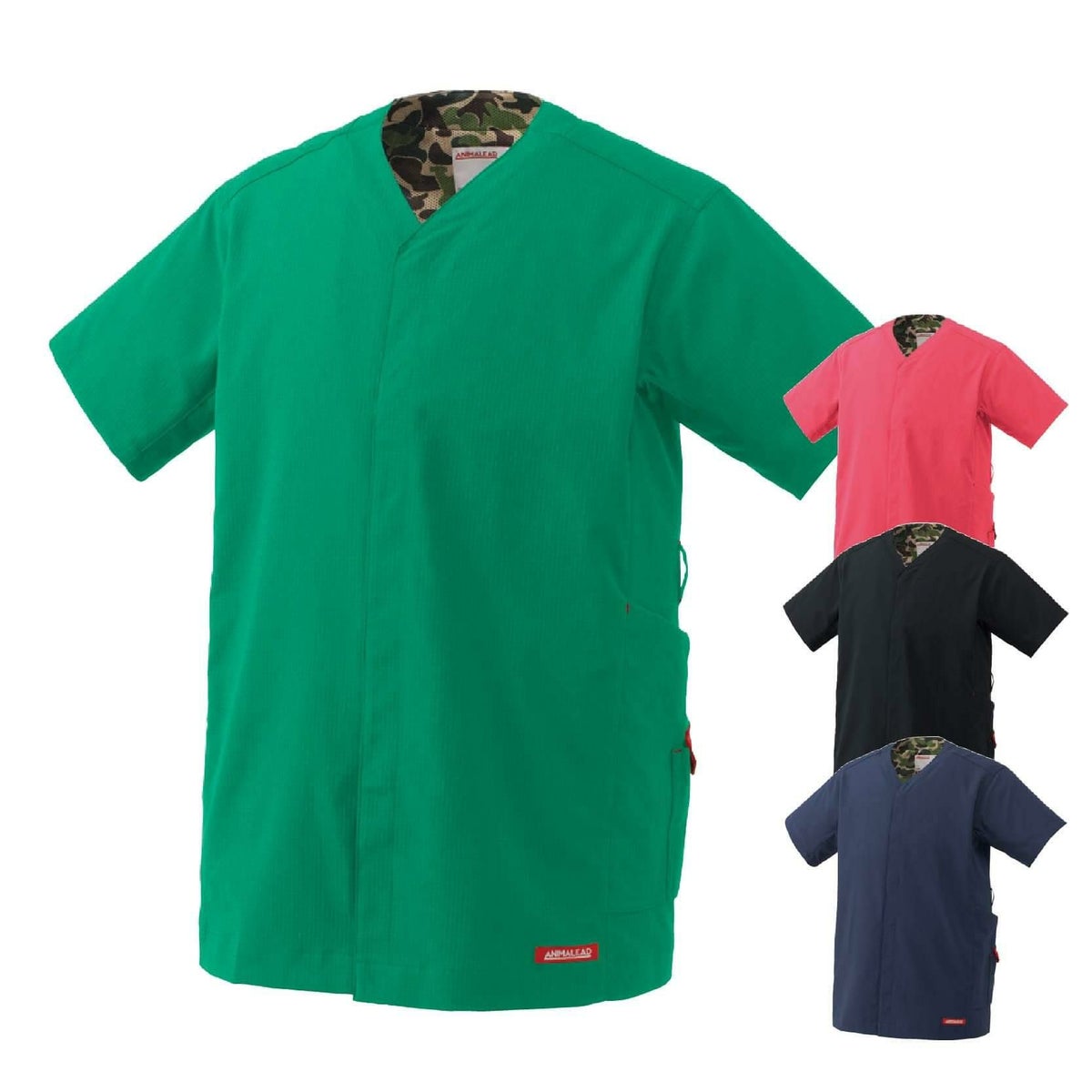 前開きスクラブ兼用［チトセ(ユナイト/UNITE)/AL-0005］SS-3L