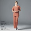 スクラブ半袖女性［チトセ(ユナイト/UNITE)/DOM-0022］3S-3L