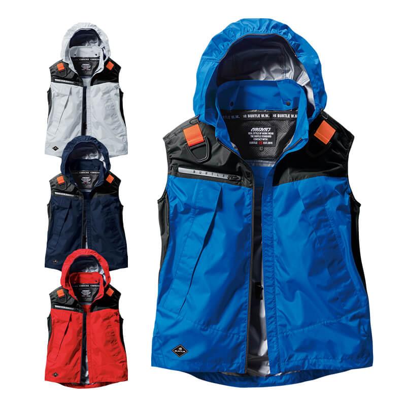 【服単品】エアークラフト ACフーディベスト(ユニセックス)[バートル/AC1194]