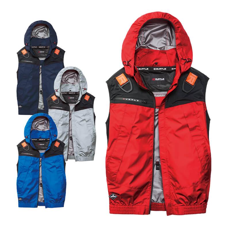 【服単品】エアークラフト ACフーディベスト(ユニセックス)[バートル/AC1194]