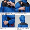 エアークラフト ACフーディベスト(ユニセックス)+ファン+バッテリーセット[バートル/AC1194/AC360/AC370]