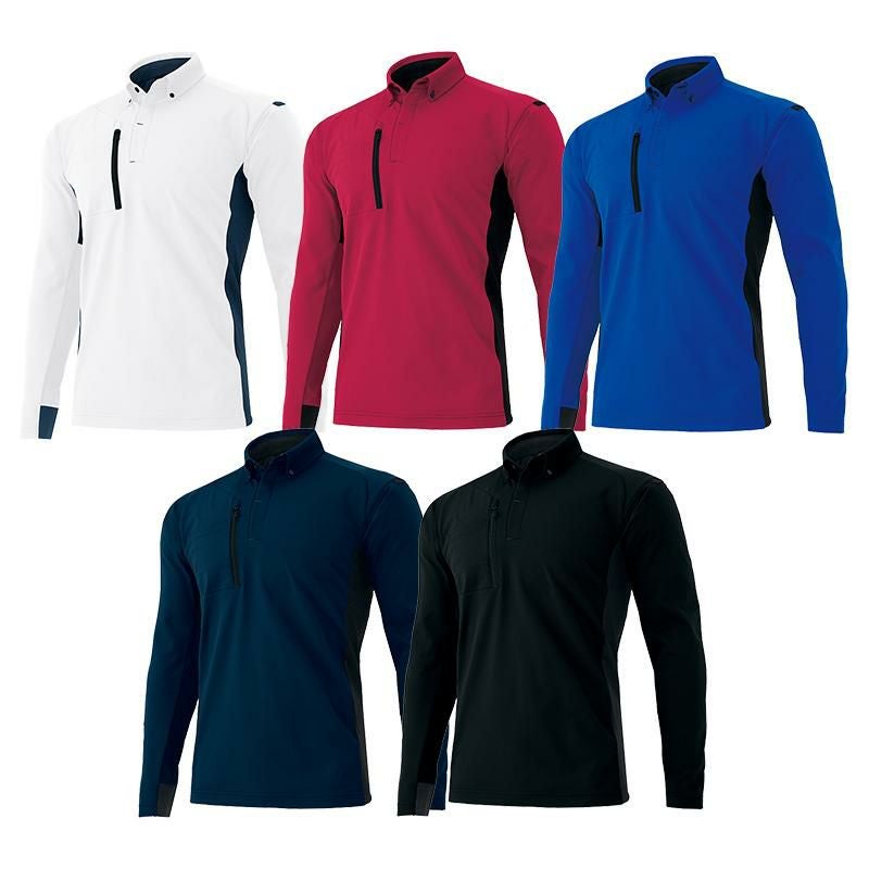 長袖ポロシャツ(男女兼用)[アイトス/AZ-10612]4L-6L