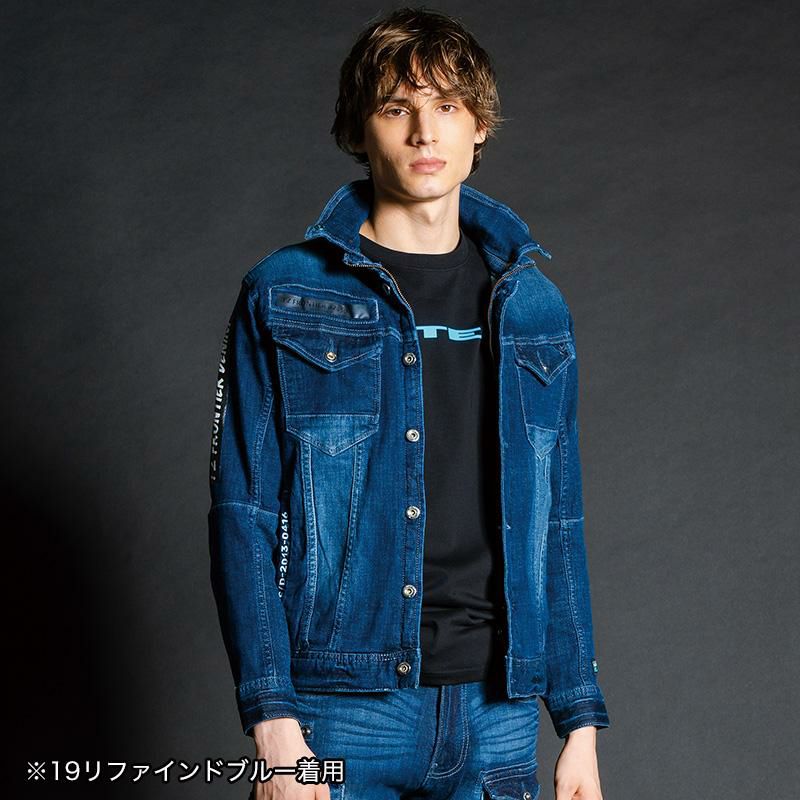 ハイパワー3Dデニムワークジャケット[アイズフロンティア/7350](S-4L