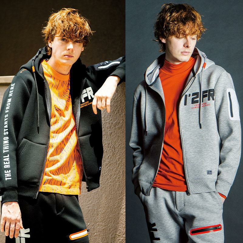 ストレッチフルジップパーカー[アイズフロンティア/8968](S-4L)｜作業