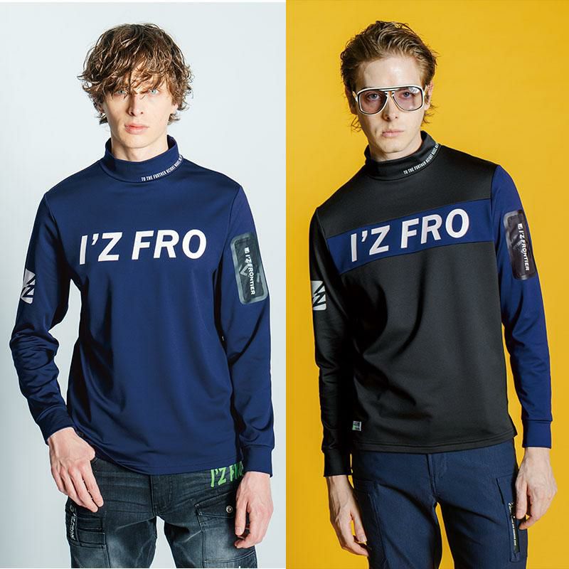 裏起毛ストレッチ長袖モックネックシャツ[アイズフロンティア/9101](S