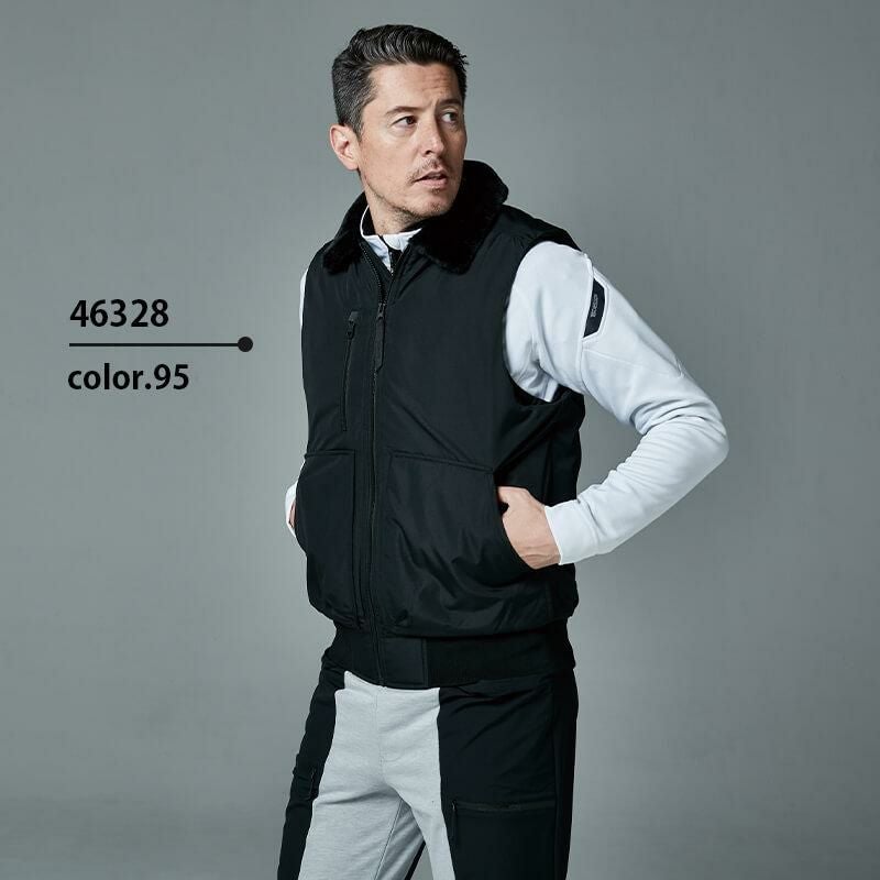 ウィンターフライトベスト[TS DESIGN/46328] S-4L｜作業服・作業着の
