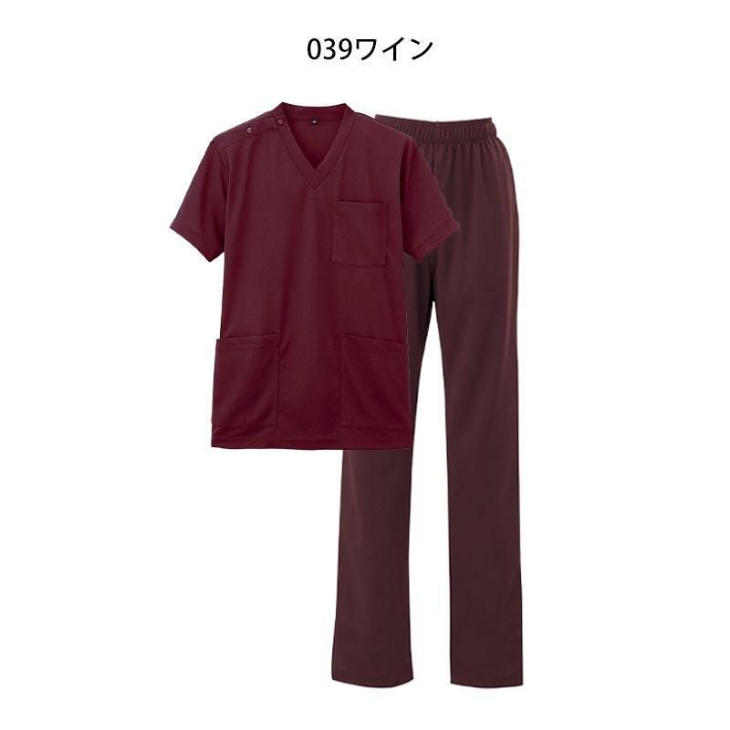 スクラブ+パンツ 上下セット 男女兼用[AZ861412/アイトス]｜介護