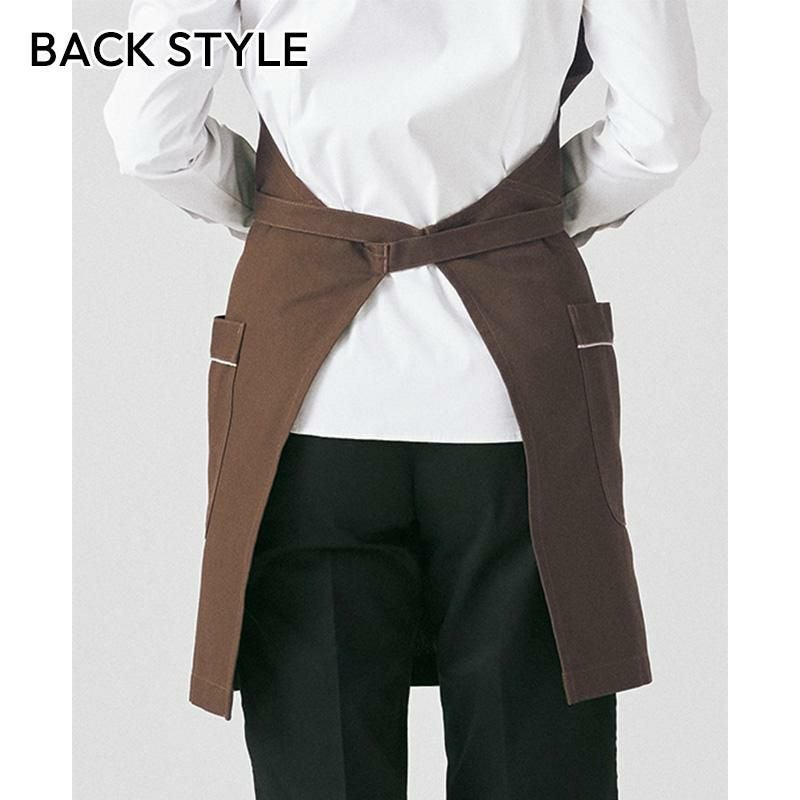 襟付き胸当てエプロン [ボンマックス/FK7202](F)｜飲食店制服・コック