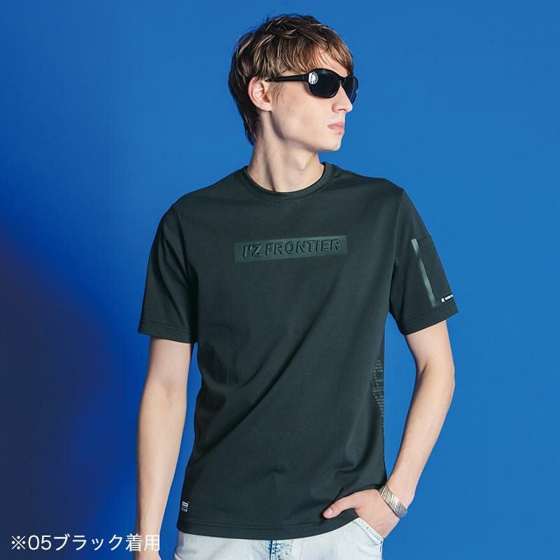 接触冷感ダブルフェイスCVC半袖クルーネックシャツ[アイズフロンティア