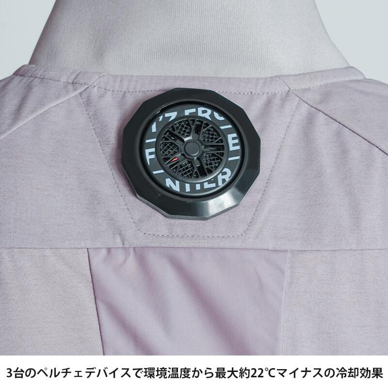 冷却ペルチェ専用半袖ポロシャツ+ペルチェデバイス(タイプ3)+