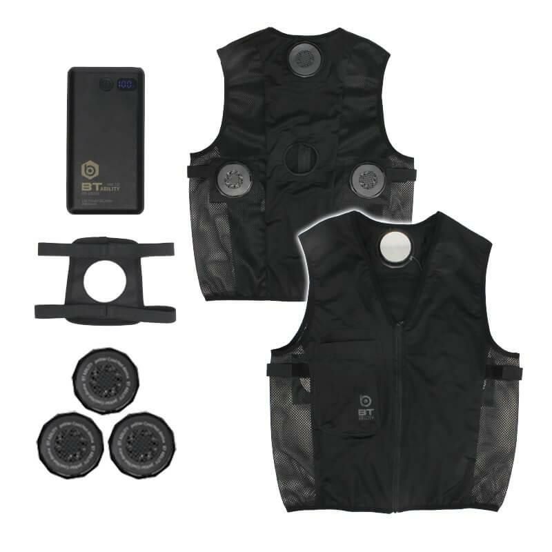 BTアビリティペルチェ冷暖ベスト バッテリーセット[おたふく手袋/JW