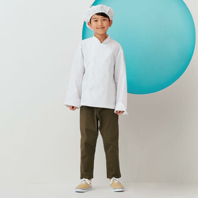 児童用コックコート【住商モンブラン/PER601-2】120-160 | イワキ
