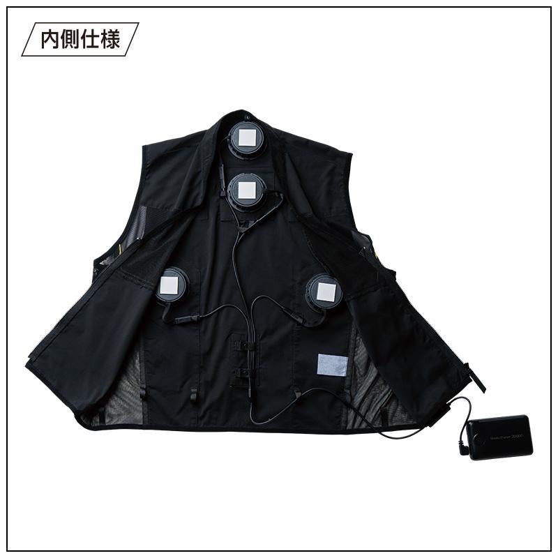 アイスパッドベストセット[桑和/13209]（S-LL）｜作業服・作業着の通販