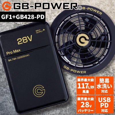 GB-POWER GBパワー ペルチェ内蔵ファンセット+バッテリーセット[長信 