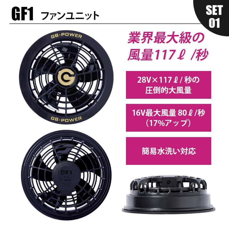 GB-POWER GBパワー 28V ファンセット+バッテリーセット[長信ジャパン