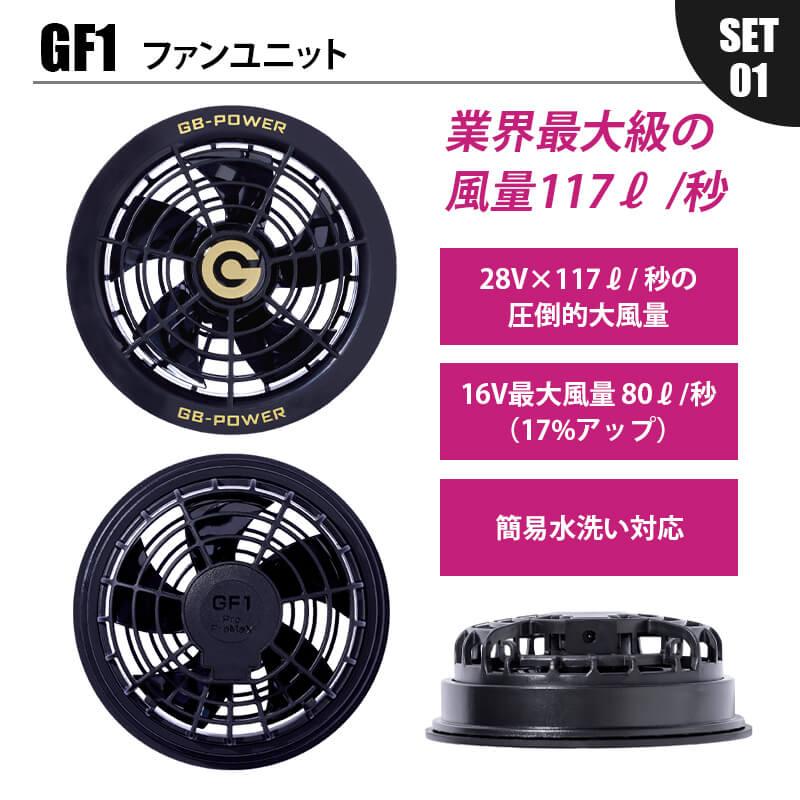 GB-POWER GBパワー 28V ファンセット+バッテリーセット[長信ジャパン 