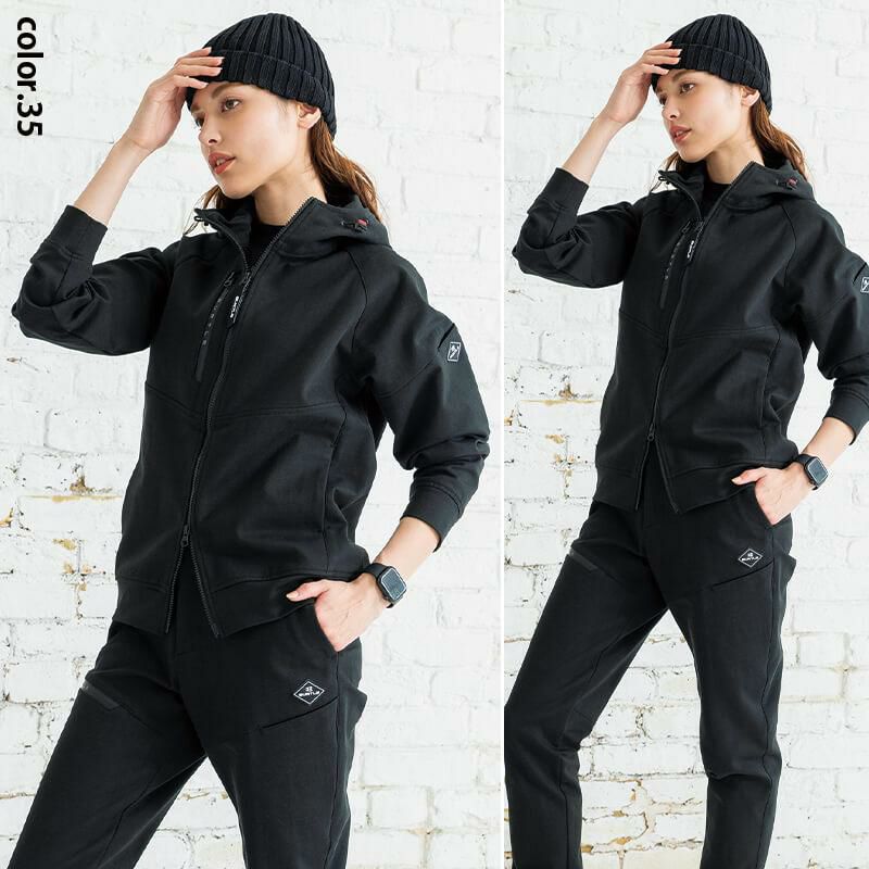 フーディブルゾン(ユニセックス)[バートル/851] XXL-3XL｜作業服・作業