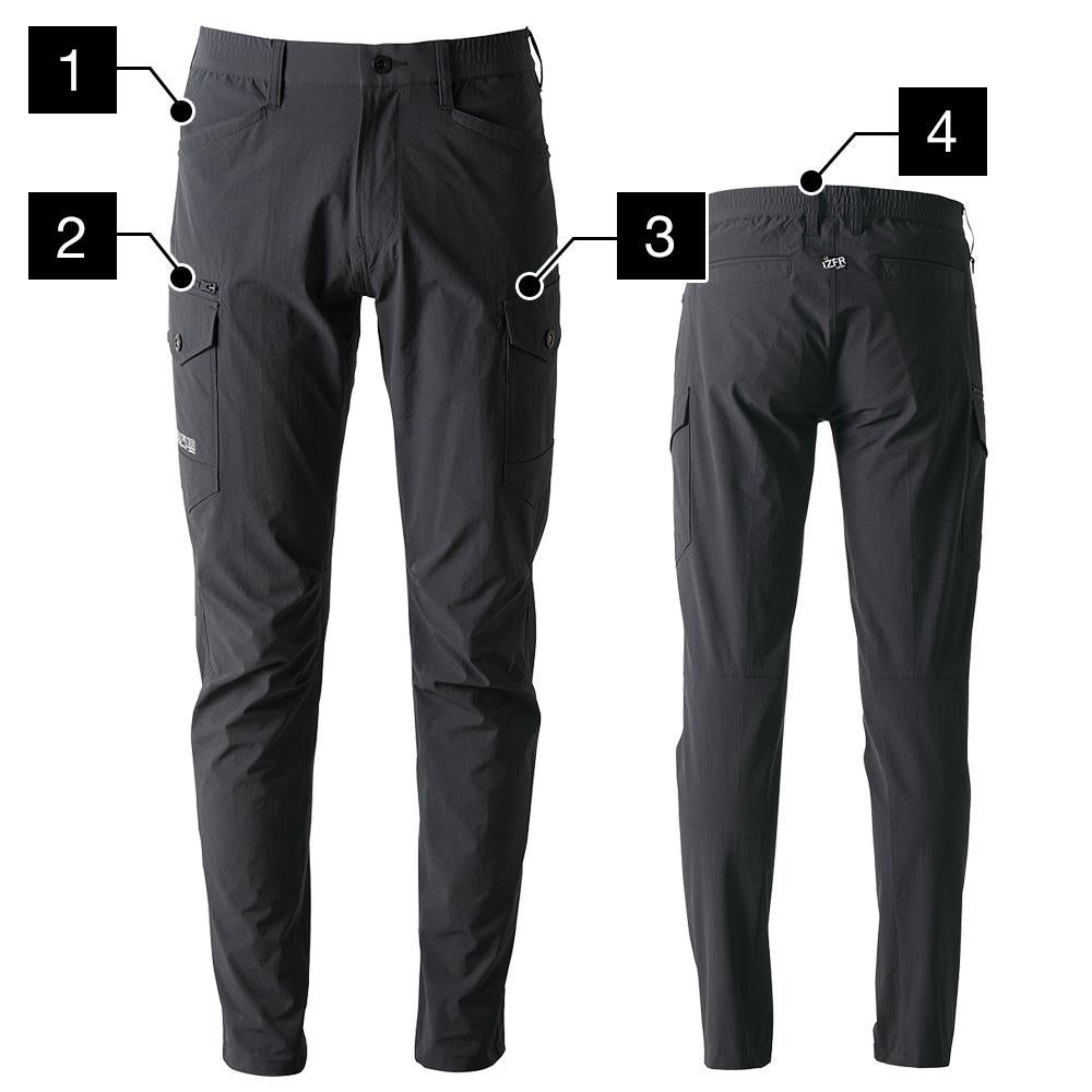 アイズフロンティア 3712 ストレッチナイロンカーゴパンツ