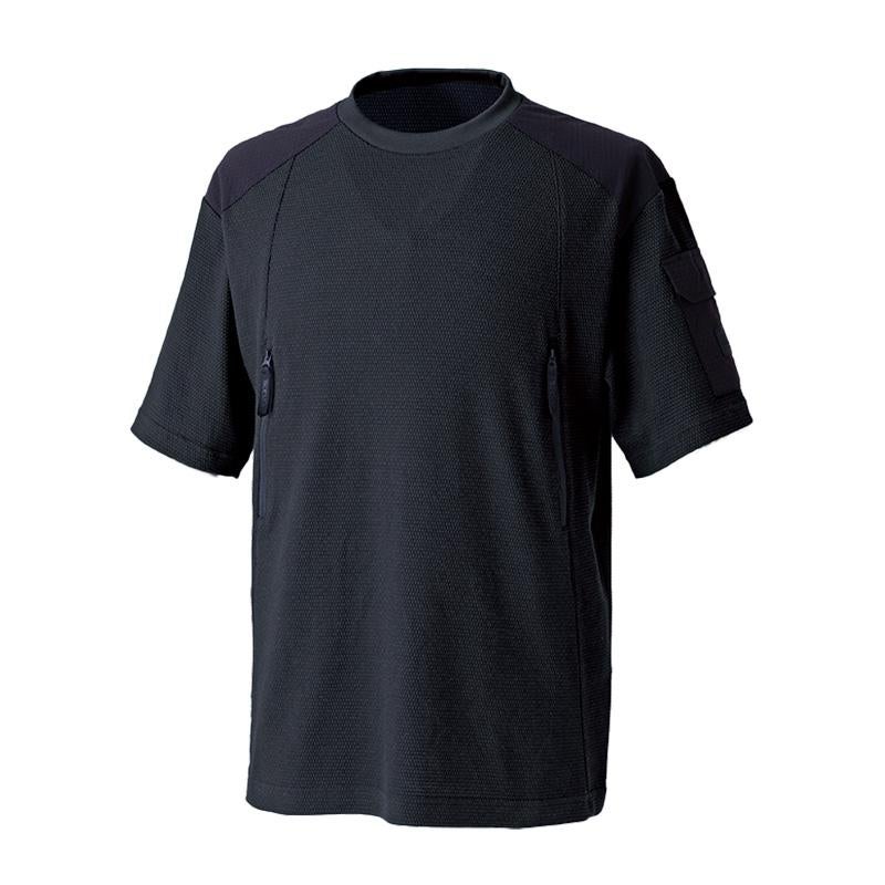 スラントジップショートスリーブTシャツ[TS DESIGN/5545] S-3L｜作業服