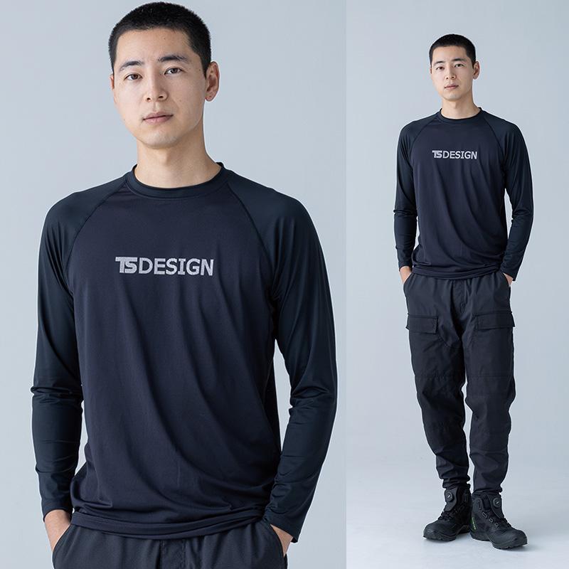 メッシュ ウィンタートワイライト ロングスリーブ　Sサイズ mizuiroind（ミズイロインド） メッシュ ロング スリーブ ワイドTEE